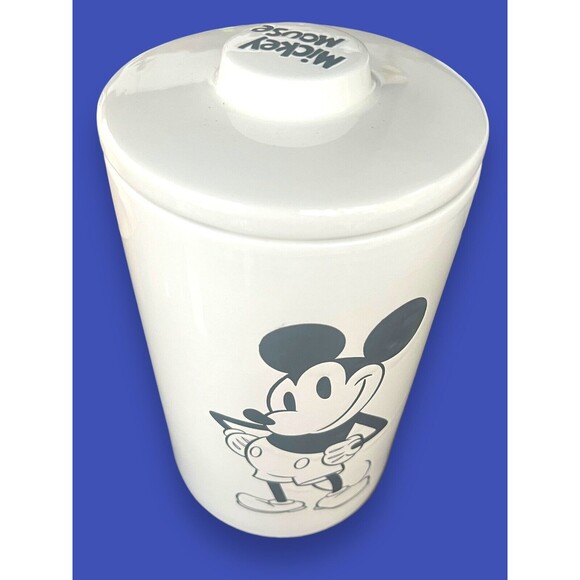 Disney Classic Mickey Mouse Cookie Jar Food Kitchen Canister Vintage Style New - Picture 2 of 6